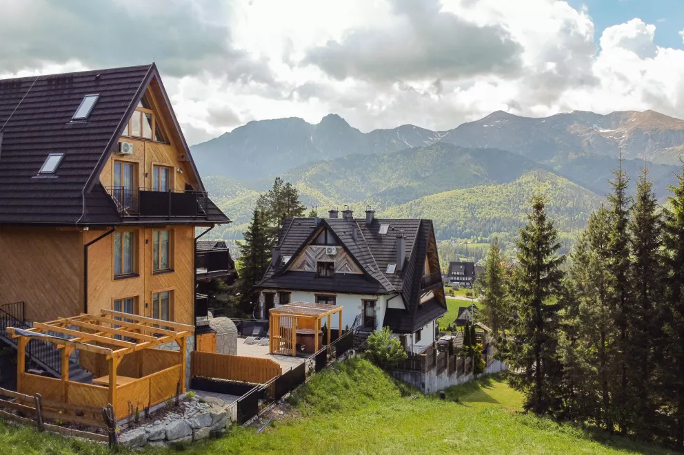 Apartamenty Salamandra SPA w Kościelisku z widokiem na Tatry