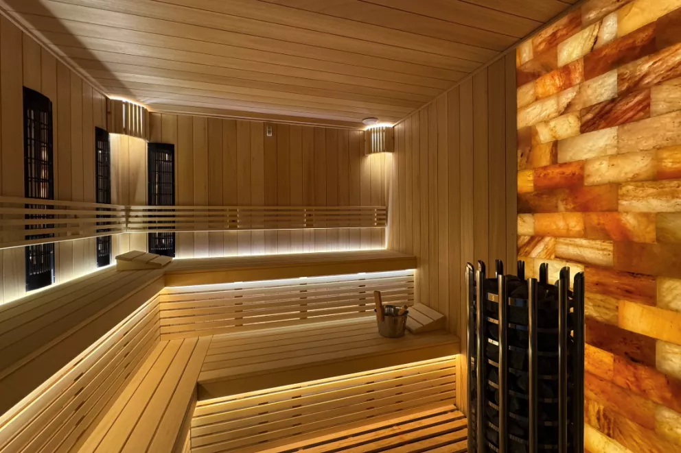 Sauna w apartamentach Salamandra SPA w Kościelisku